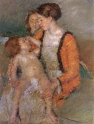 Mary Cassatt Mother and her children Sweden oil painting artist